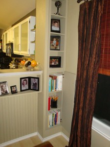 I needed some space to store all of my organizing reference books...